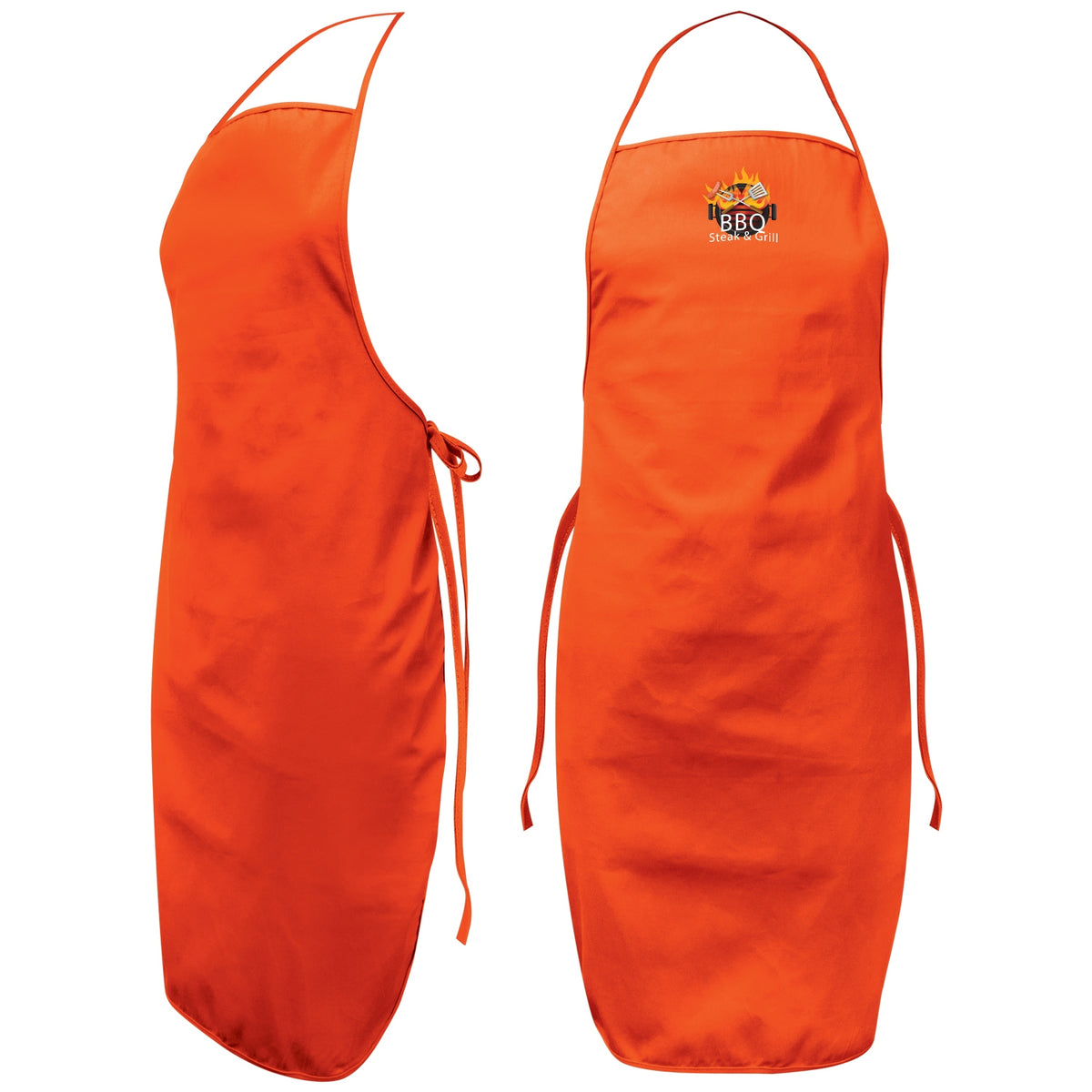 Ritz Bib Apron - Orange
