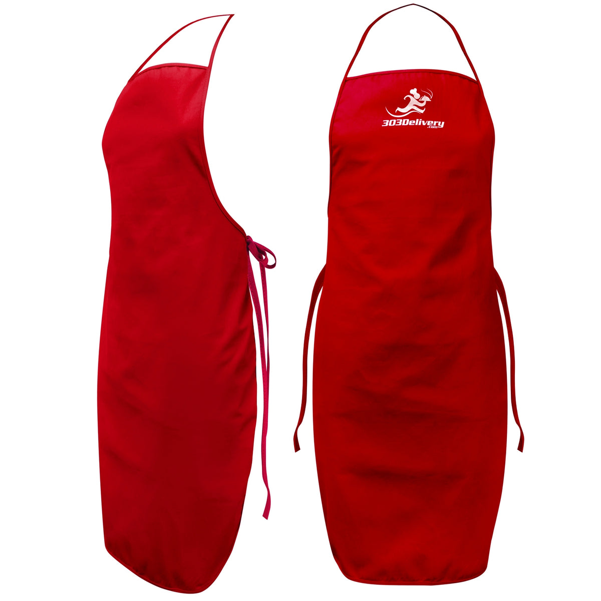 Ritz Bib Apron - Red