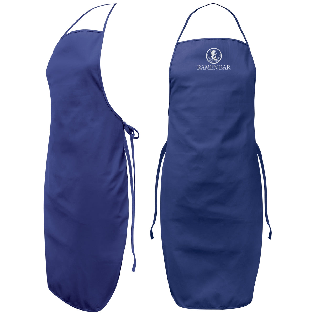 Ritz Bib Apron - Royal Blue