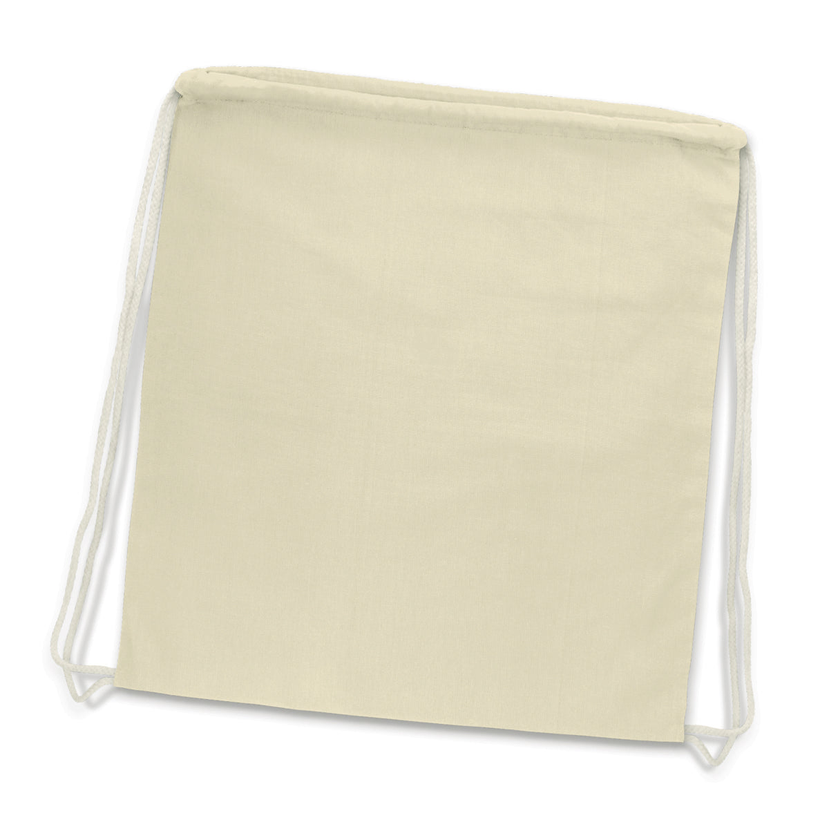 Cotton Drawstring Backpack - Natural
