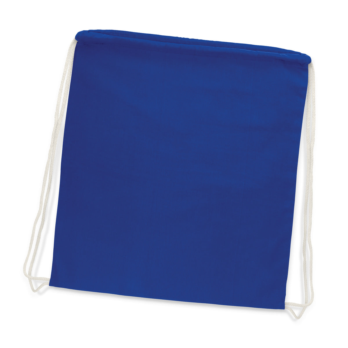 Cotton Drawstring Backpack - Royal Blue