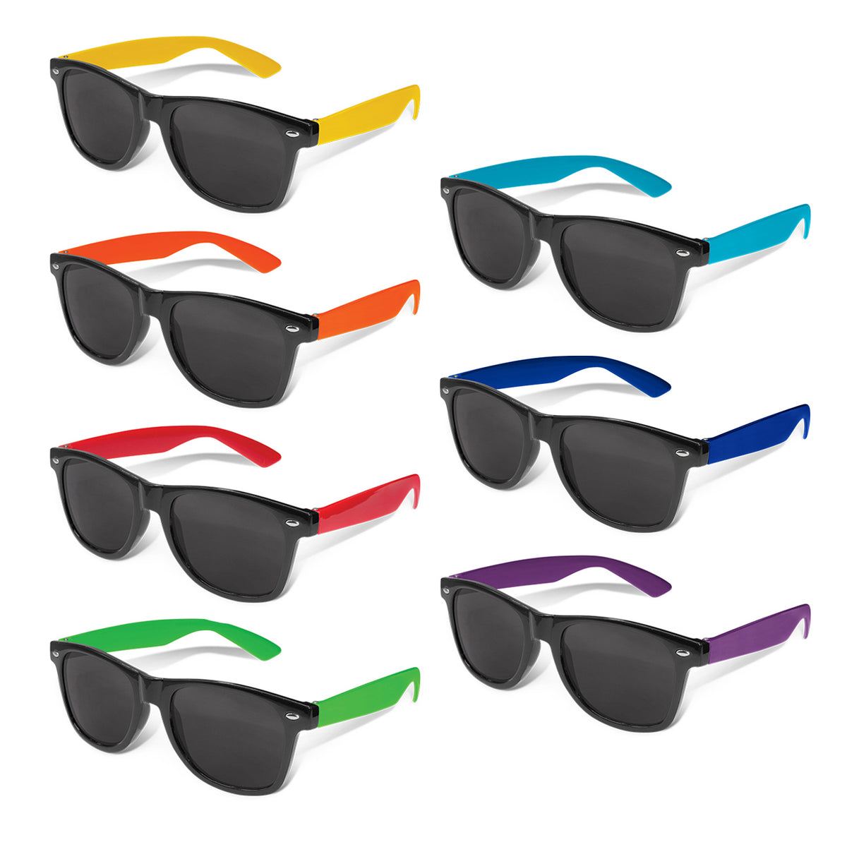 Malibu Premium Sunglasses - Black Frame - Main