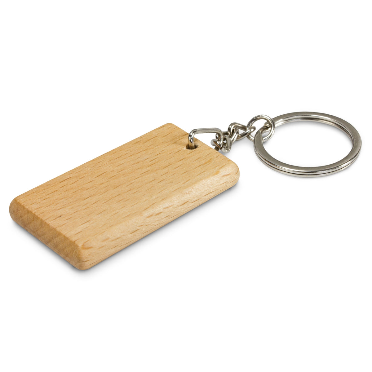Artisan Key Ring - Rectangle - Natural