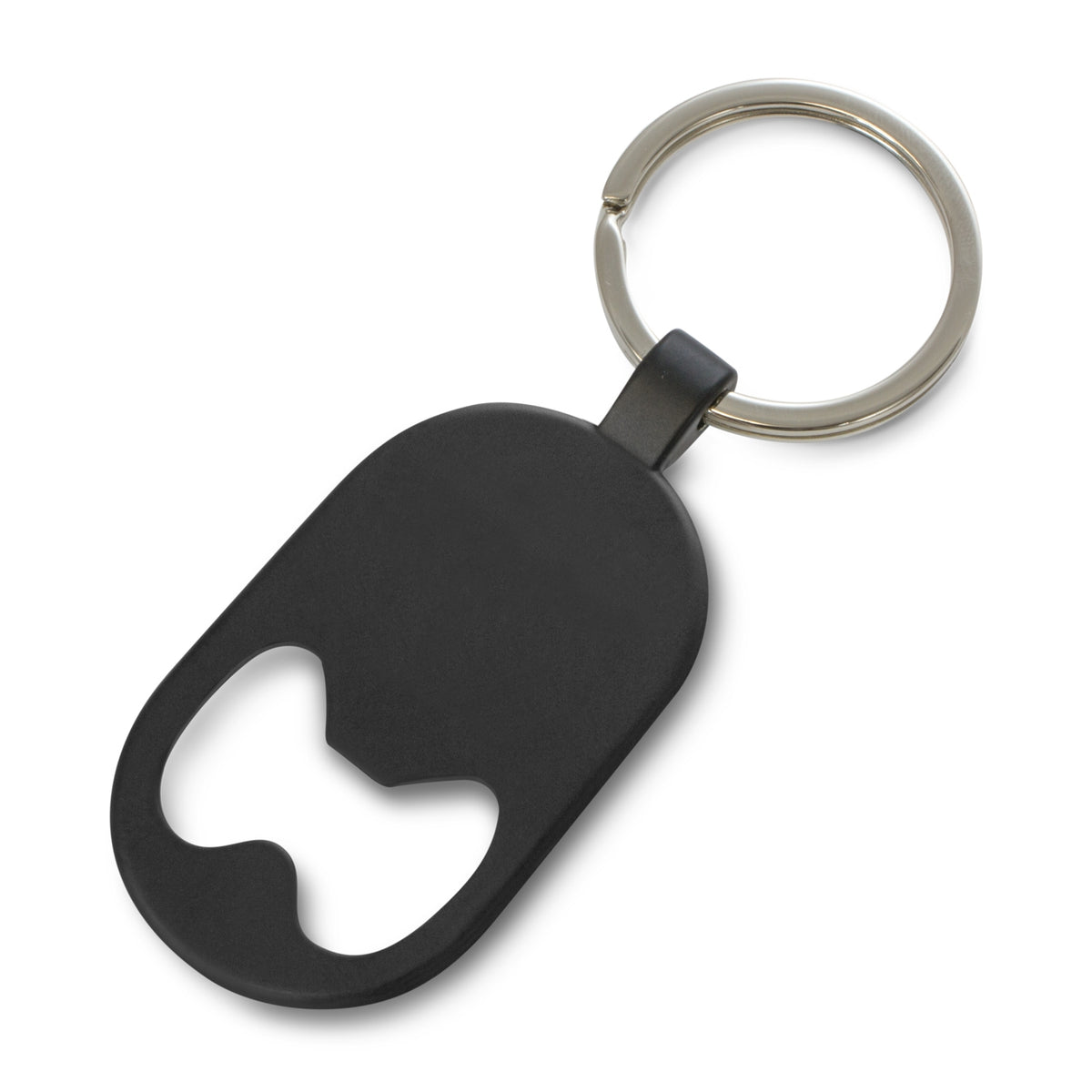Brio Bottle Opener Key Ring - Black