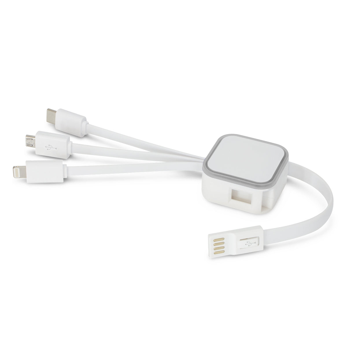 Cypher Charging Cable - White/Clea