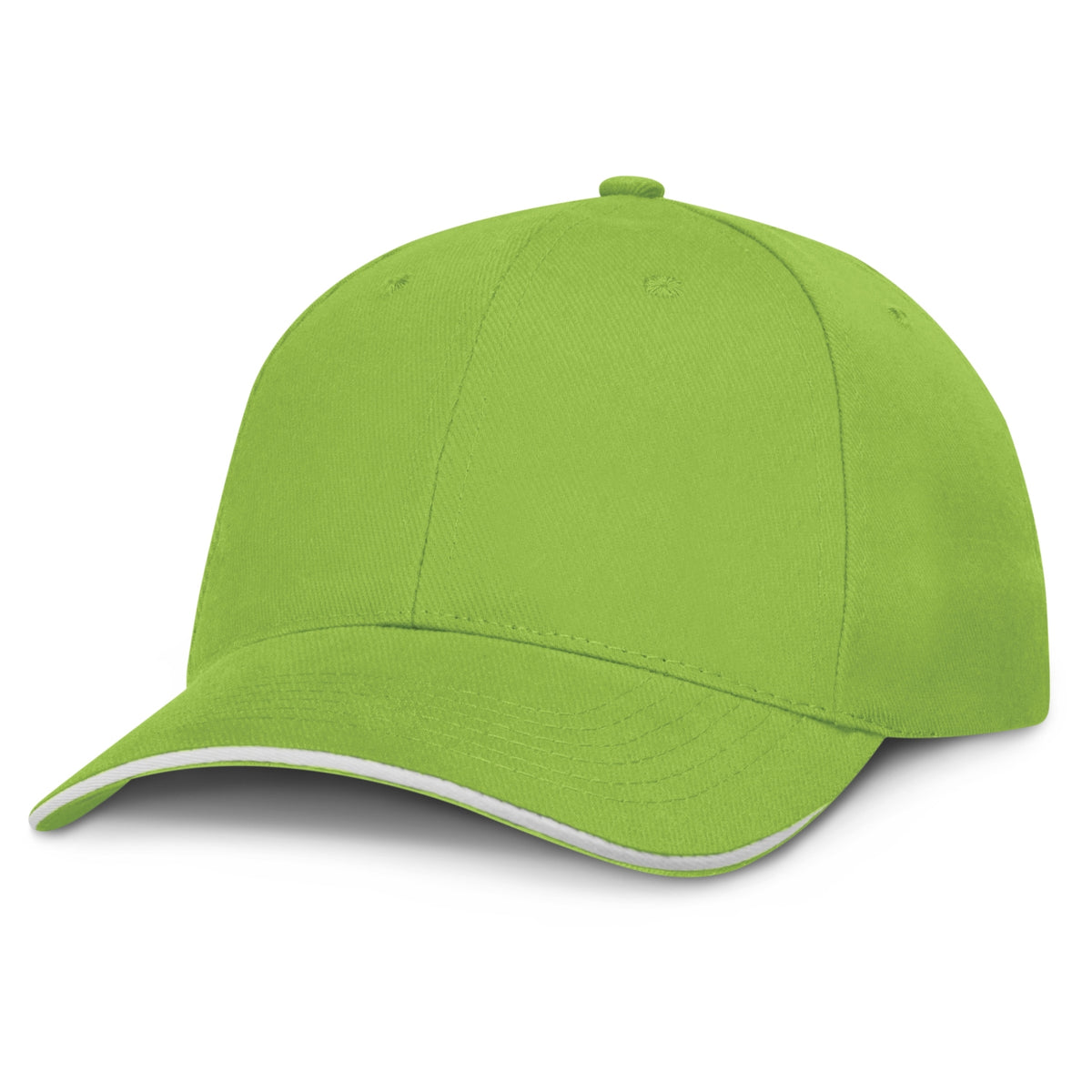 Swift Cap - White Trim - Bright Green
