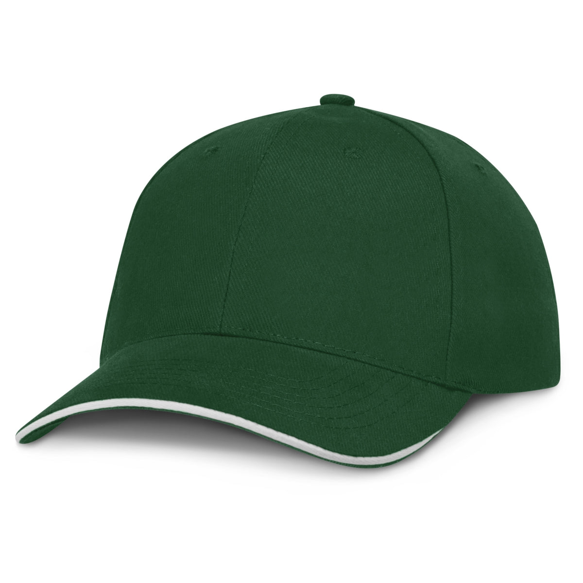 Swift Cap - White Trim - Dark Green