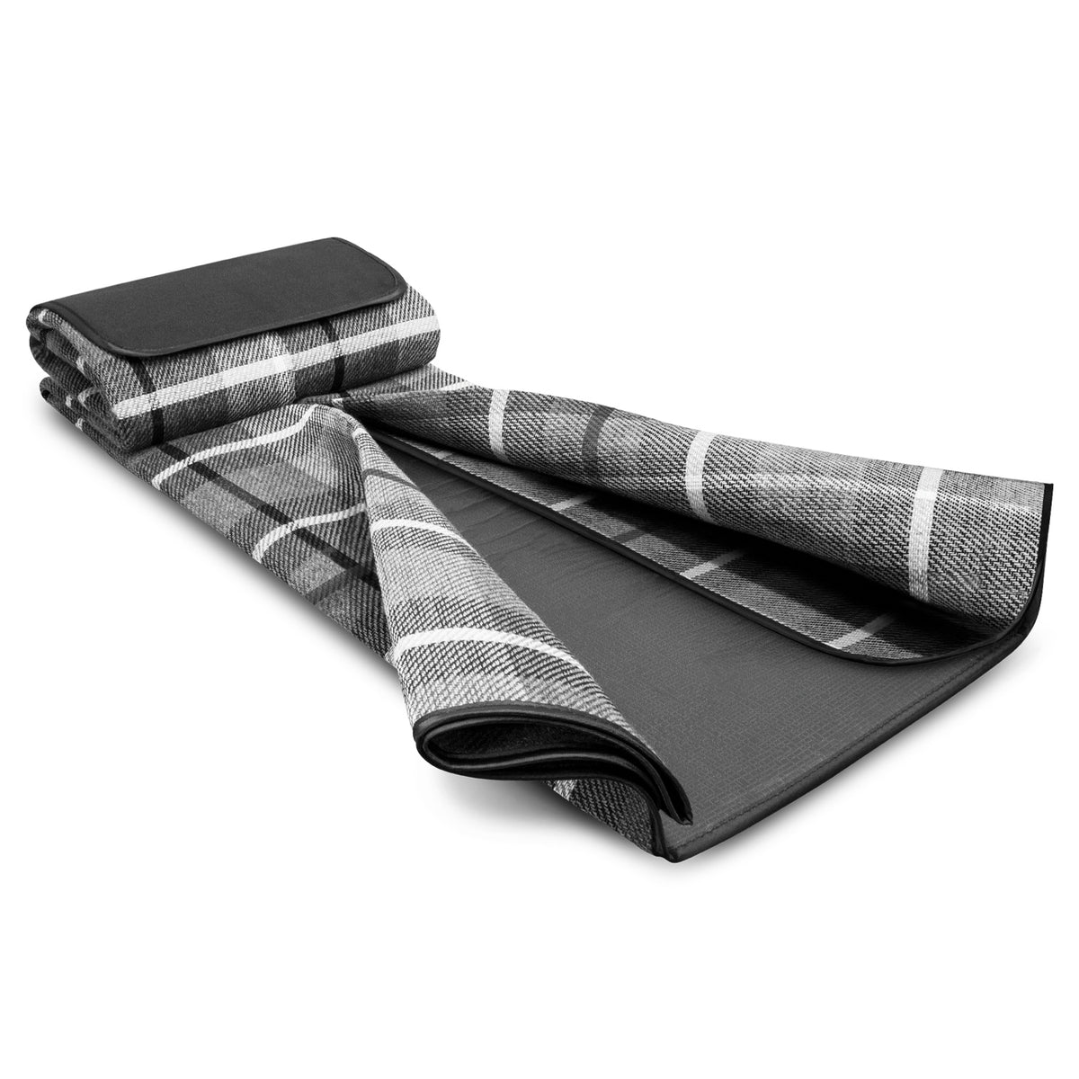 Denver Picnic Blanket - Black/Grey