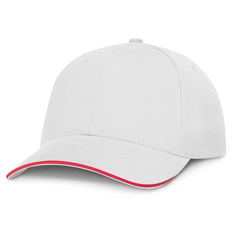 Swift Cap - White - White/Red