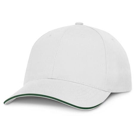Swift Cap - White - White/Dark Green