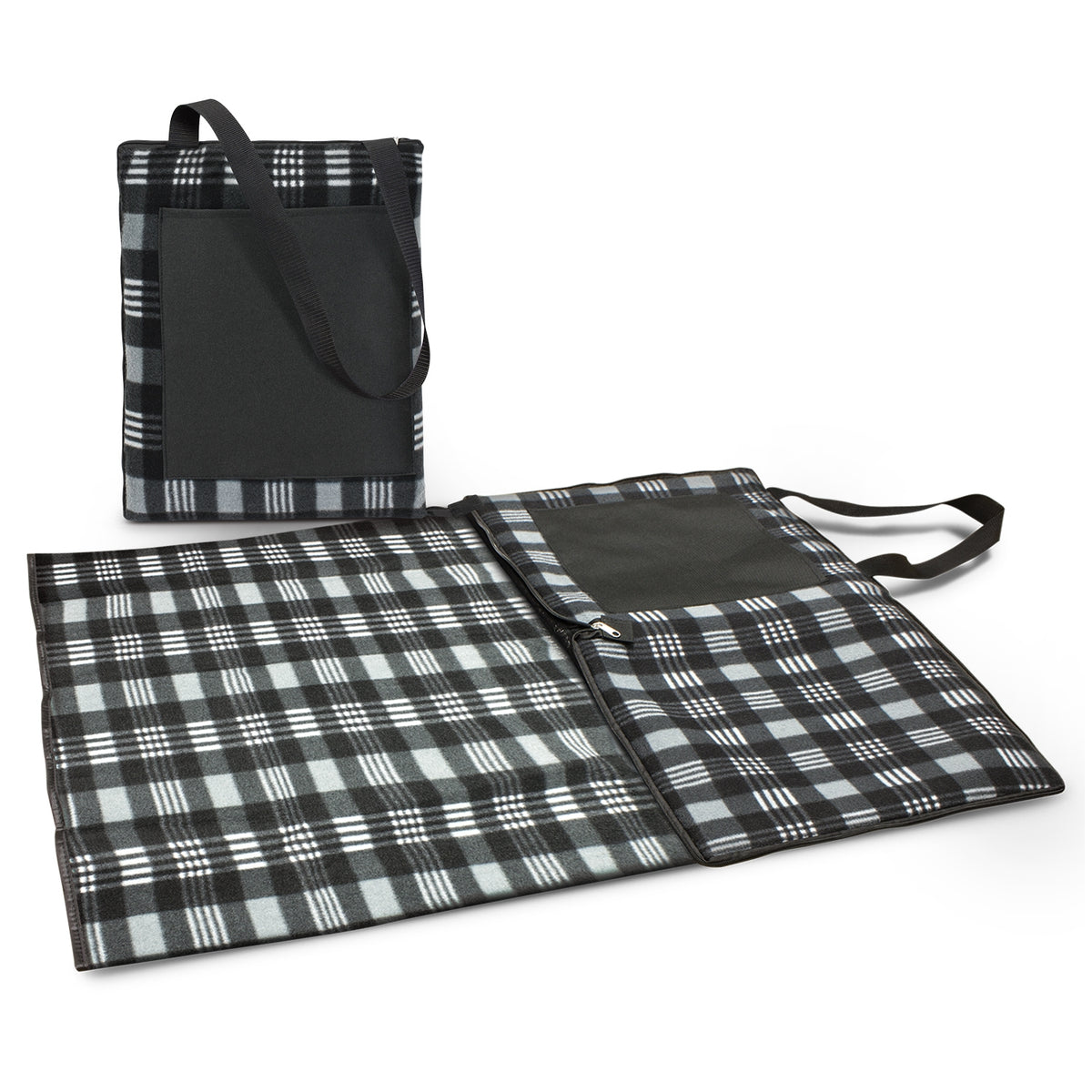 Dakota Picnic Blanket - Black/Grey