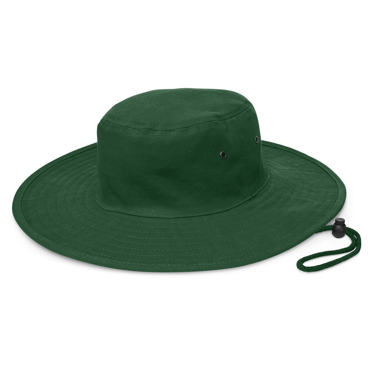Cabana Wide Brim Hat - Dark Green