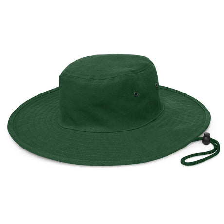 Cabana Wide Brim Hat - Dark Green