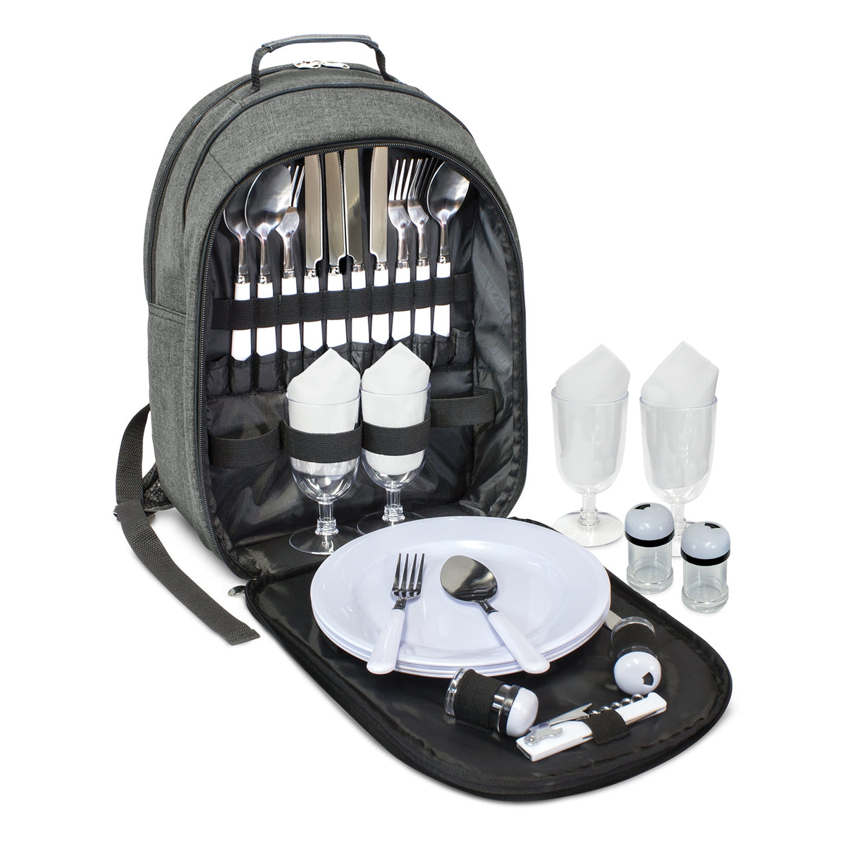 Arcadia Picnic Backpack - Grey