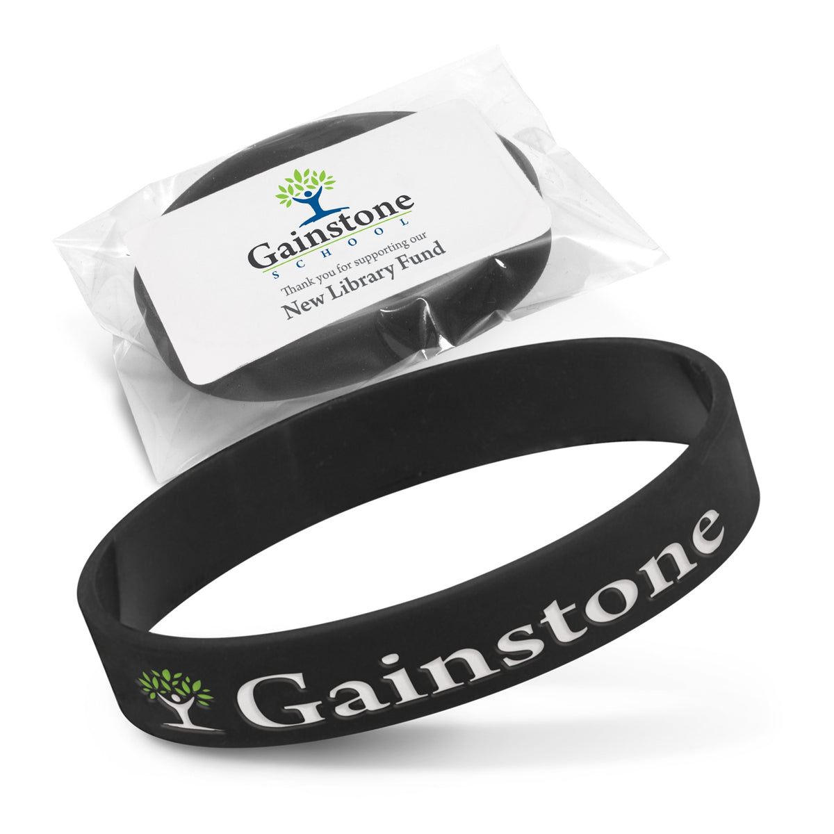Silicone Wrist Band - Debossed - Colour Fill