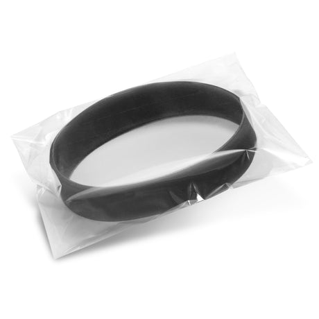 Silicone Wrist Band - Debossed - Poly Bag