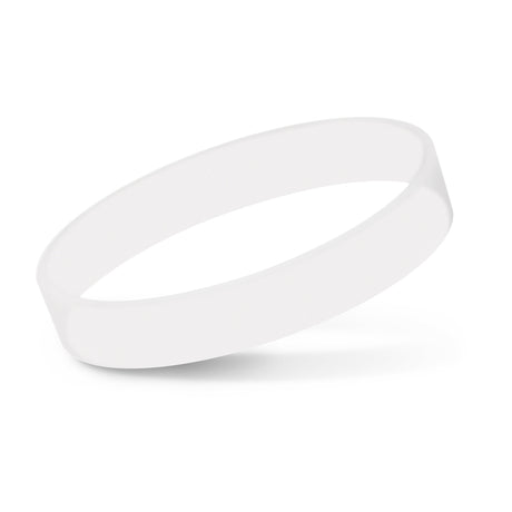 Silicone Wrist Band - Debossed - Clear