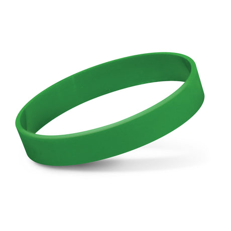 Silicone Wrist Band - Embossed - Dark Green