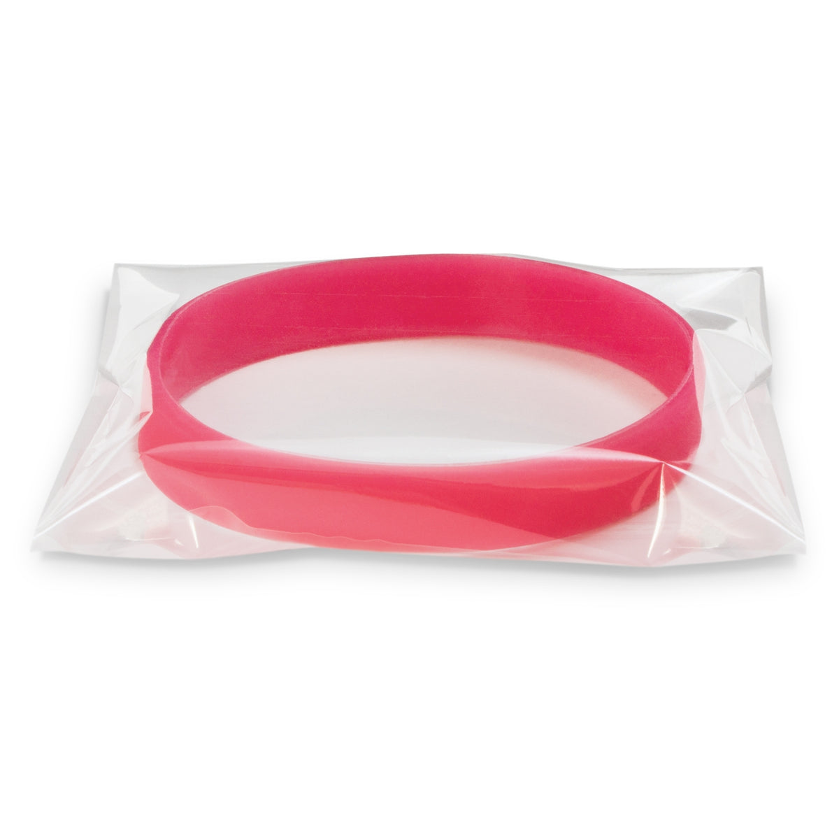 Silicone Wrist Band - Glow in the Dark - Poly Bag