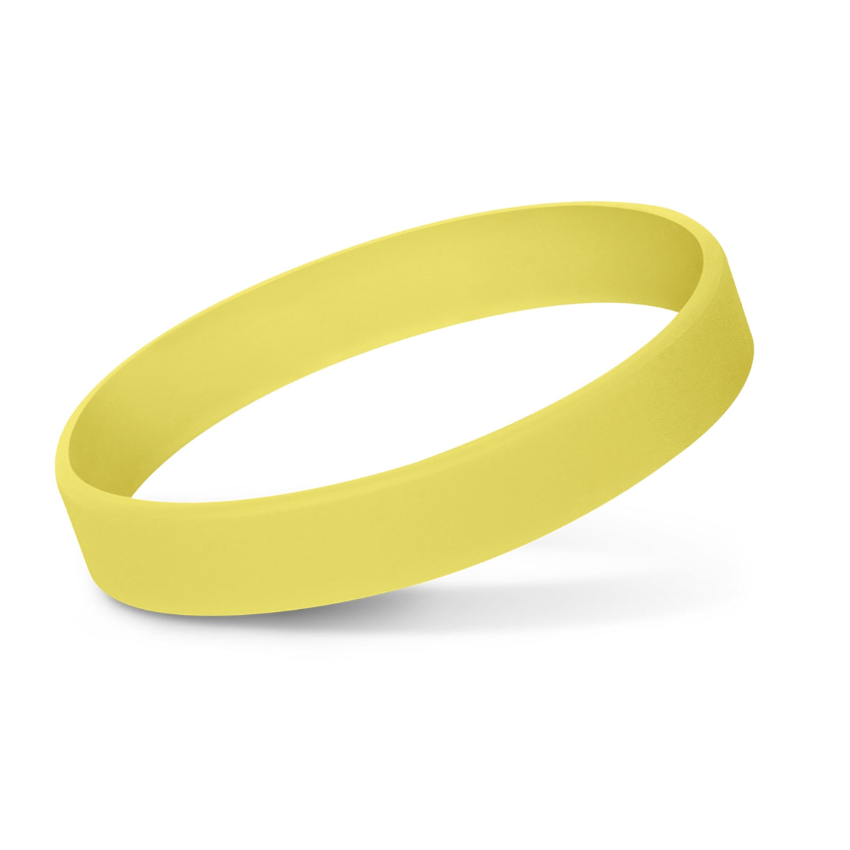 Silicone Wrist Band - Glow in the Dark - Yellow