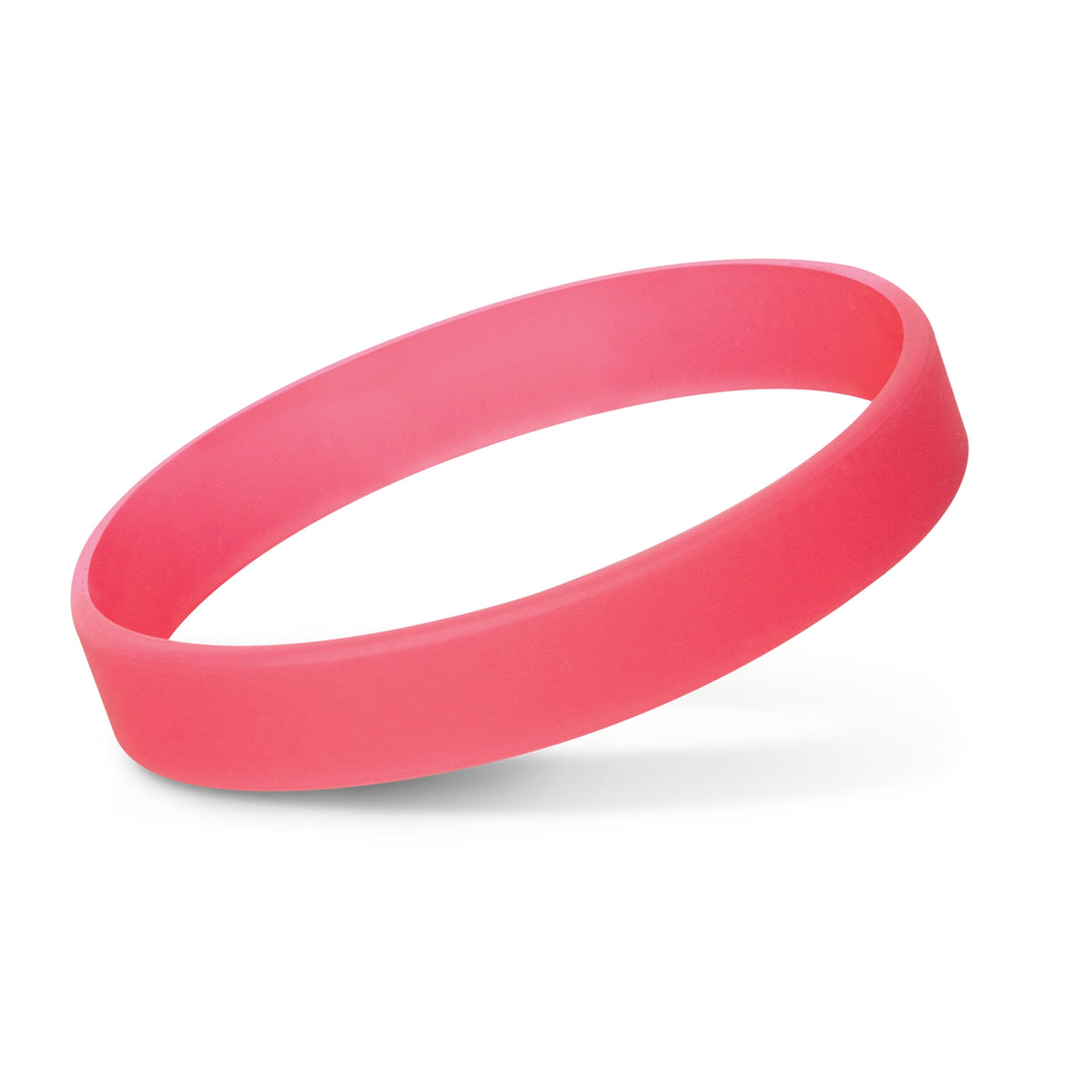 Silicone Wrist Band - Glow in the Dark - Red