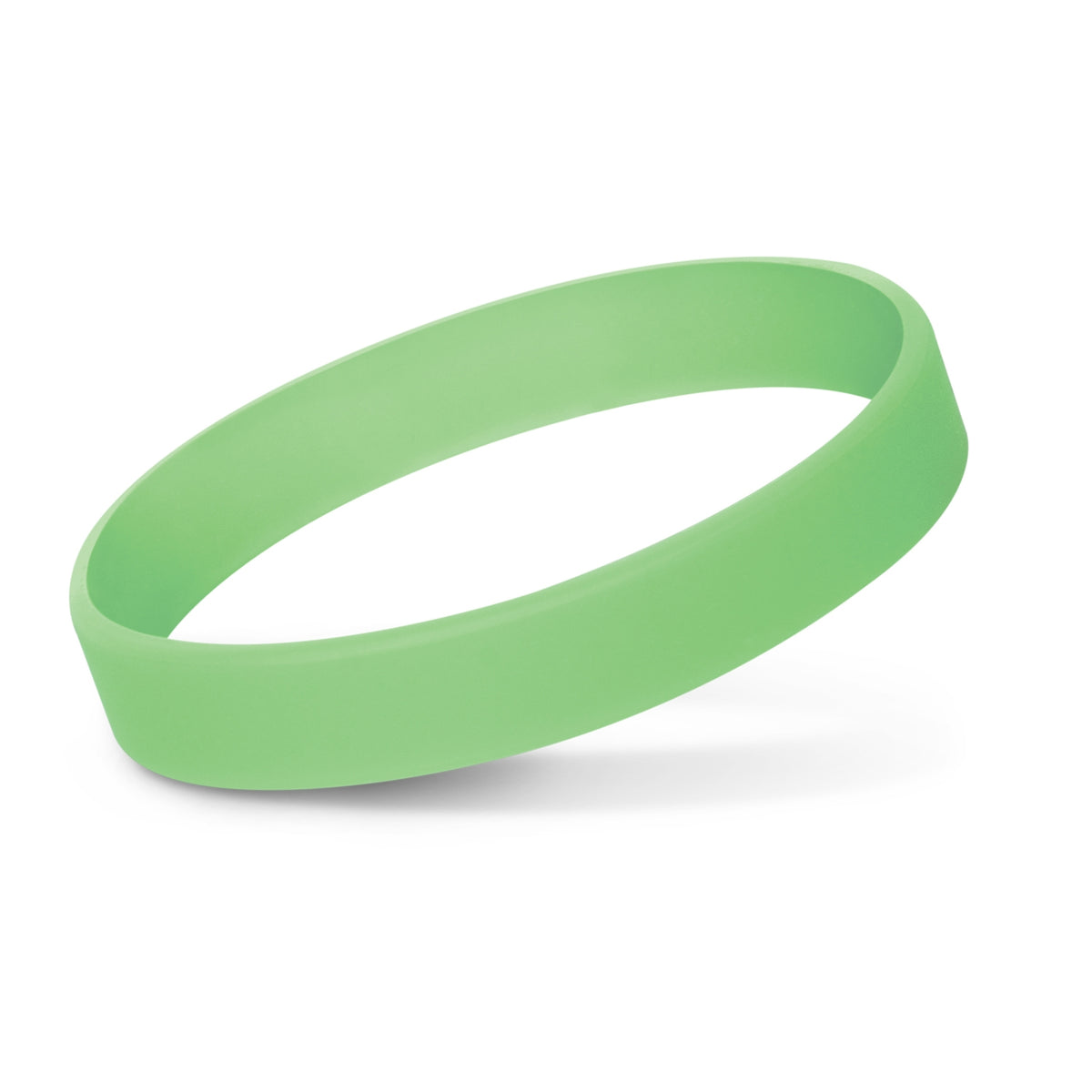 Silicone Wrist Band - Glow in the Dark - Green
