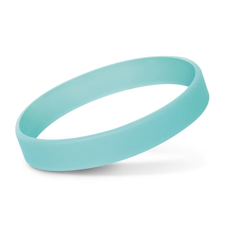 Silicone Wrist Band - Glow in the Dark - Blue
