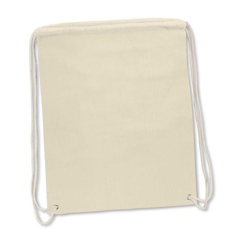 Brazil Cotton Drawstring Backpack - Natural