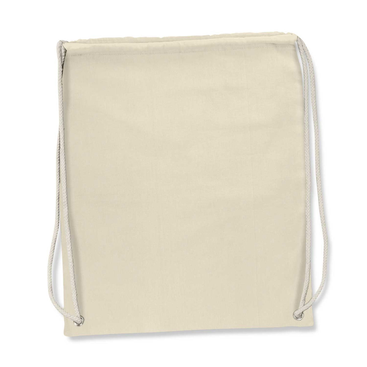 Florida Cotton Drawstring Backpack - Natural