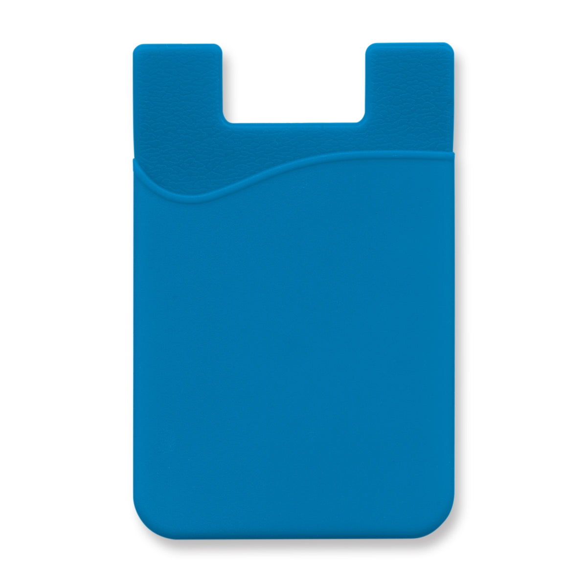 Silicone Phone Wallet - Full Colour - Light Blue