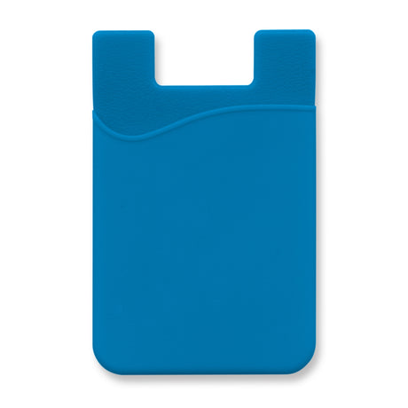 Silicone Phone Wallet - Full Colour - Light Blue