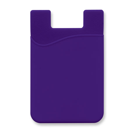 Silicone Phone Wallet - Full Colour - Purple