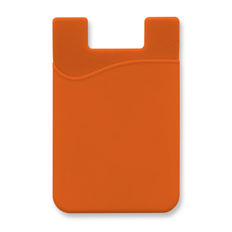 Silicone Phone Wallet - Full Colour - Orange