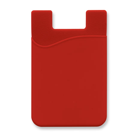 Silicone Phone Wallet - Full Colour - Red