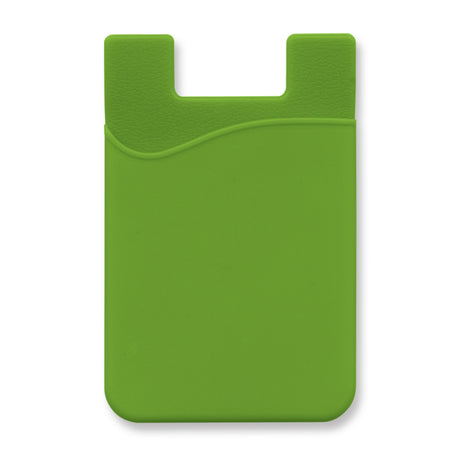 Silicone Phone Wallet - Full Colour - Bright Green