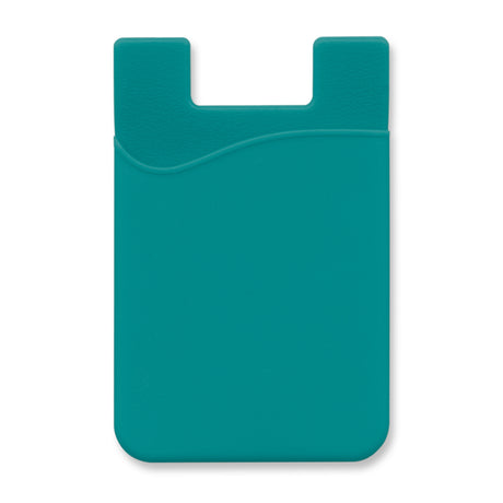 Silicone Phone Wallet - Full Colour - Teal