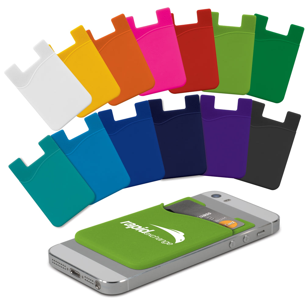 Silicone Phone Wallet - Indent - Main
