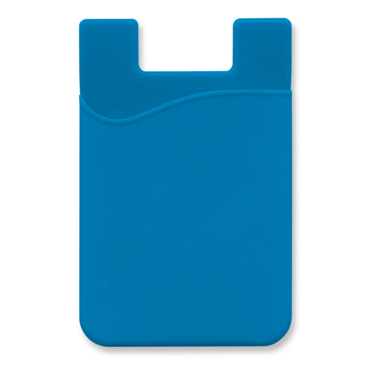 Silicone Phone Wallet - Indent - Light Blue