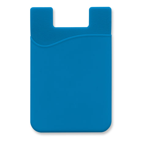 Silicone Phone Wallet - Indent - Light Blue