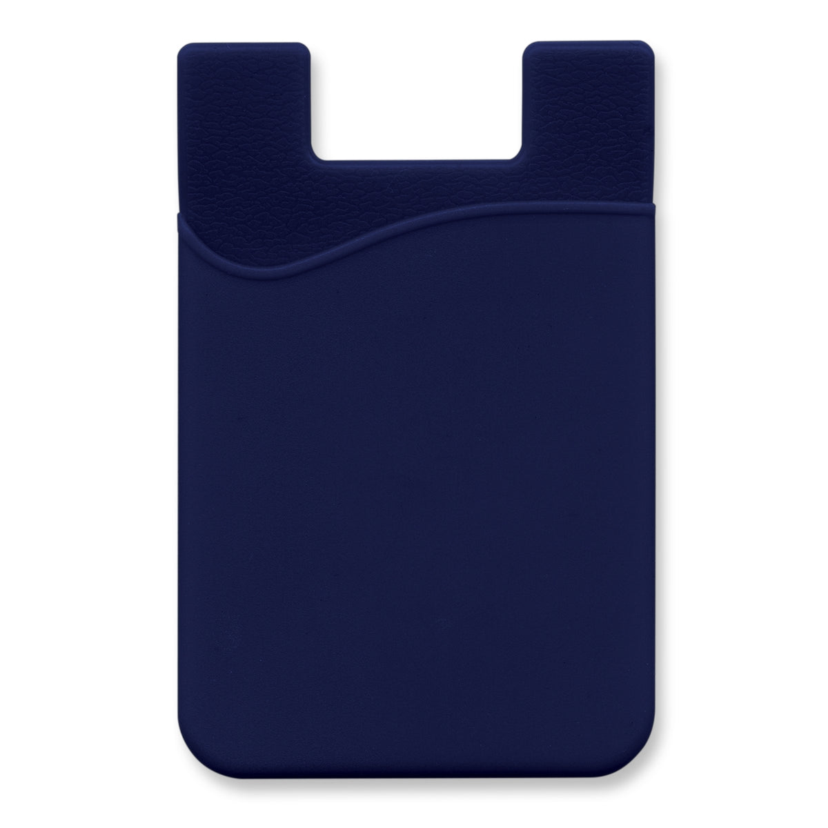 Silicone Phone Wallet - Indent - Navy