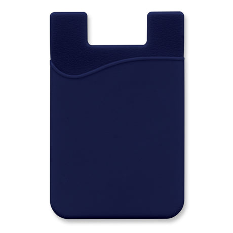 Silicone Phone Wallet - Indent - Navy