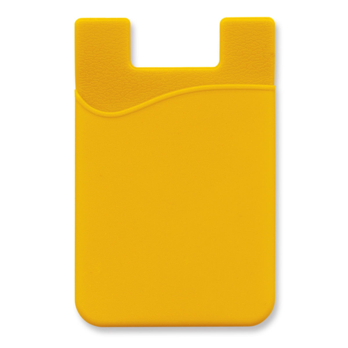 Silicone Phone Wallet - Indent - Yellow