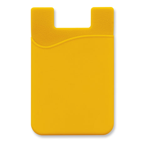 Silicone Phone Wallet - Indent - Yellow
