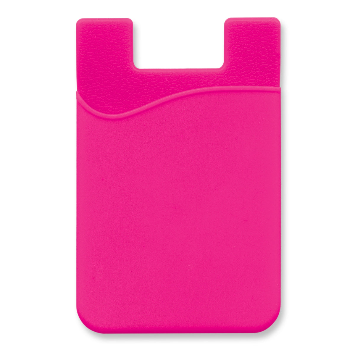Silicone Phone Wallet - Indent - Pink