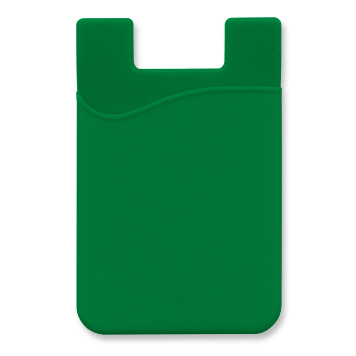 Silicone Phone Wallet - Indent - Dark Green