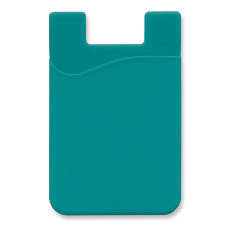 Silicone Phone Wallet - Indent - Teal
