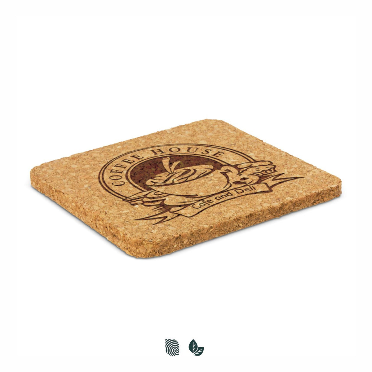 Oakridge Cork Coaster - Square - Impact Aware