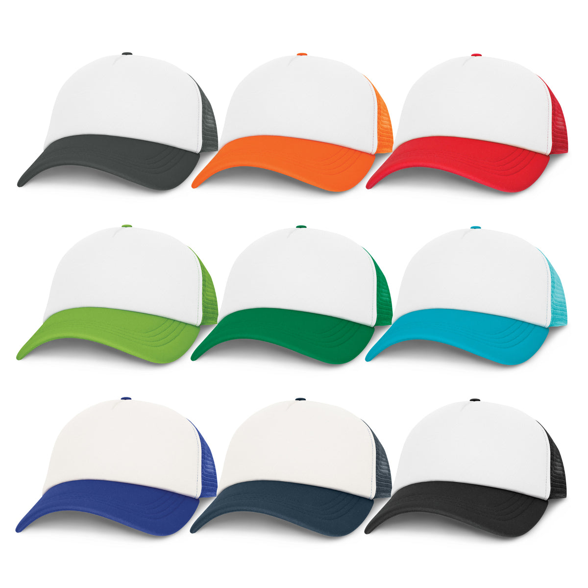 Cruise Mesh Cap - White Front - Main