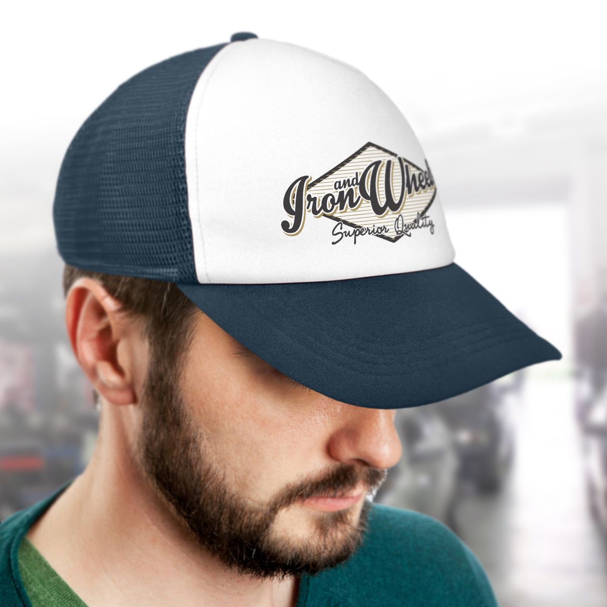 Cruise Mesh Cap - White Front - Feature
