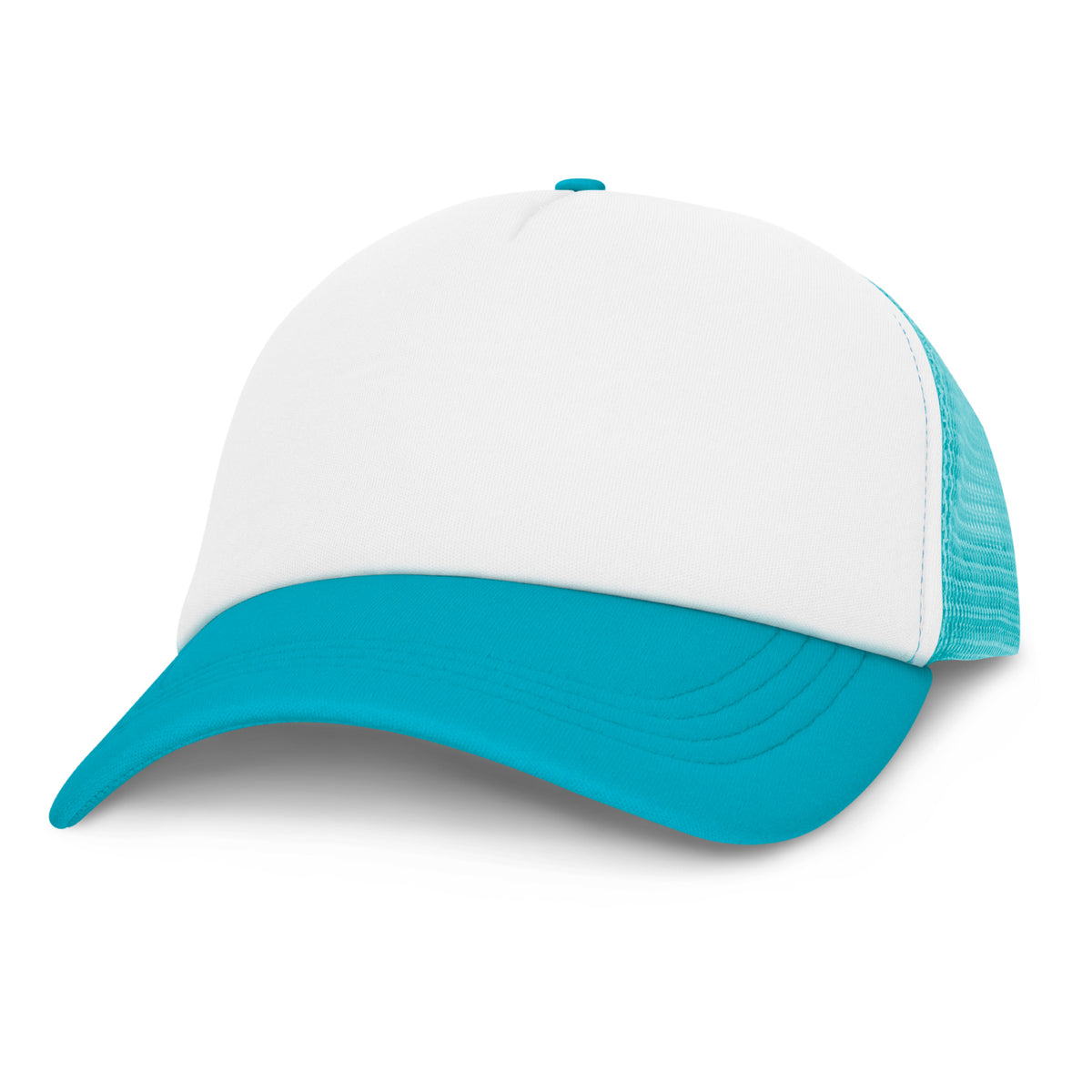 Cruise Mesh Cap - White Front - White/Light Blue